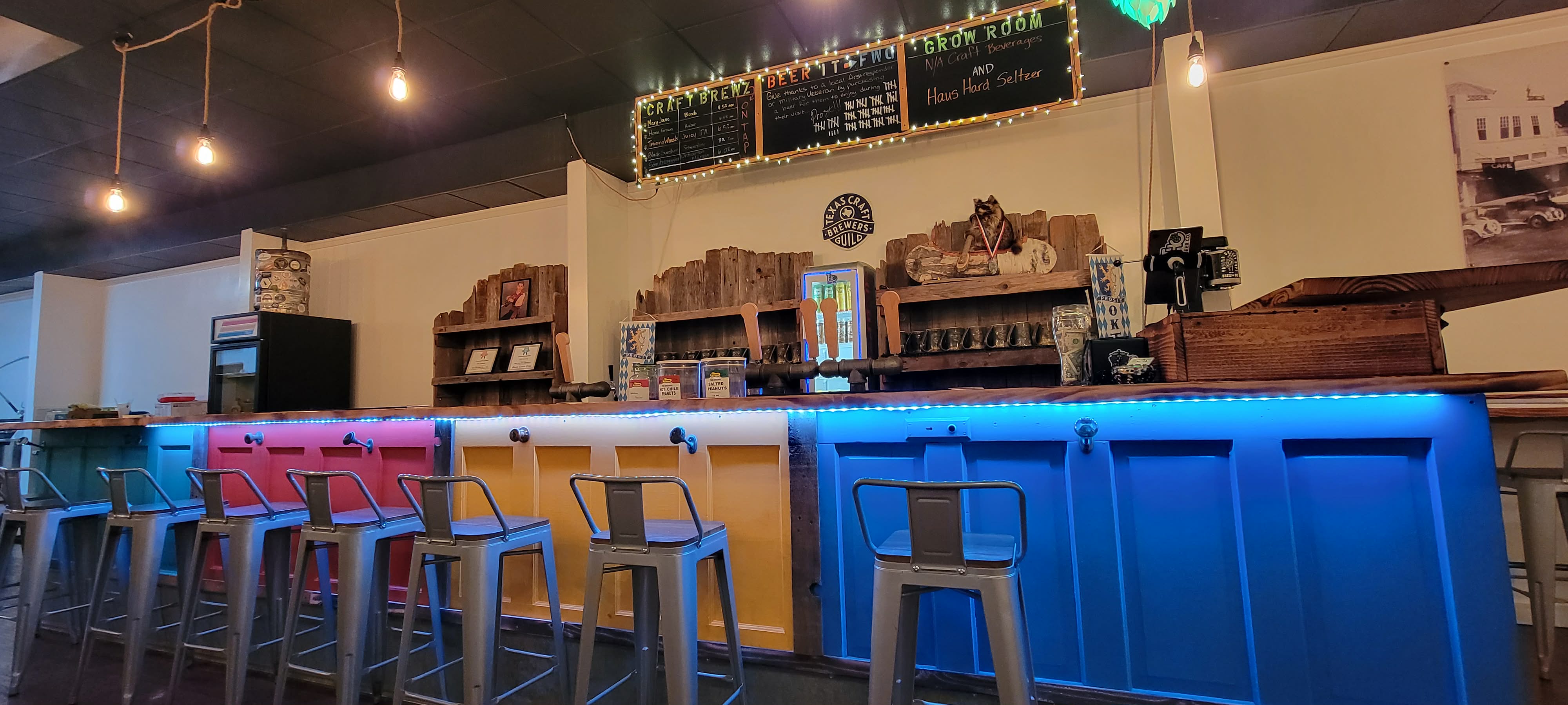Taproom interior
